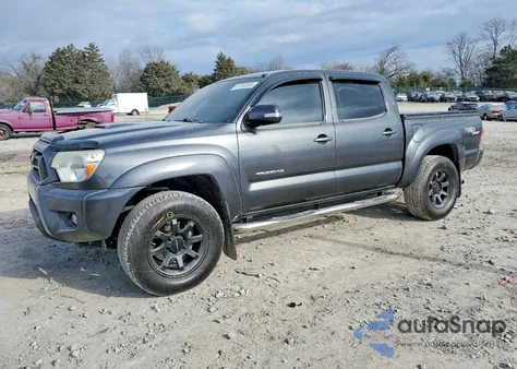 2013 Toyota Tacoma Double Cab from USA, damaged, VIN 3TMLU4EN6DM123804